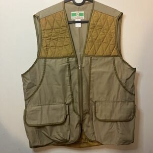 VTG Game Winner Sportswear Duck Bird Hunting Shooting Vest Brown Mens Medium